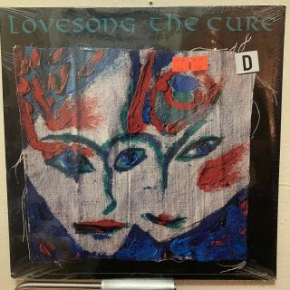 The Cure 12 " Ep Single Love Song Remix Elektra Asylum 066687 /