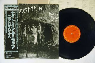 Aerosmith Night In Ruts Cbs/sony 25ap 1601 Japan Obi Vinyl Lp