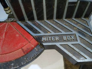 Craftsman Miter Box With Saw Model Number 881 - 36305 3