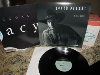 Garth Brooks Vinyl Lp No Fences W/poster 2019 180g From The Legacy Release