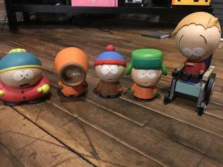 Mirage 2004 South Park Figures Kyle Stan,  Cartman Kenny And Timmy Comedy Central