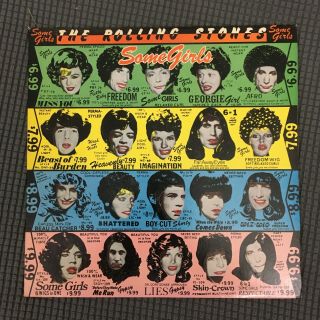 Lp 1978 Rolling Stones Some Girls Coc 39108 Sterling Press Ex