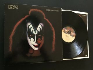 Kiss,  Gene Simmons - Us Pressing Vinyl Lp With Poster & Order Form