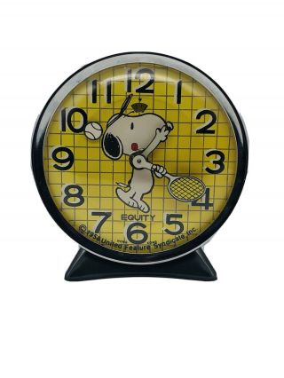 Equity Snoopy Alarm Clock 1958 United Feature Syndicate Inc.