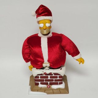 Gemmy The Simpsons Santa Homer Stuck In A Chimney Christmas 2004