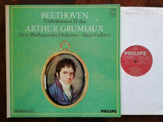 Philips 802 719 Ly Stereo Ed1 - Beethoven Violin Concerto Arthur Grumiaux Nm
