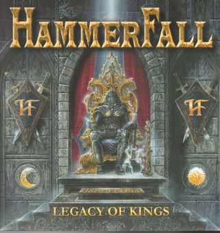 Hammerfall Legacy Of Kings Lp Vinyl Europe Back On Black 2019 10 Track Clear/red