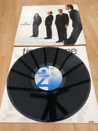 Tin Machine - Self Titled - Ex 1989 A1/b1 Vinyl Lp Record - David Bowie