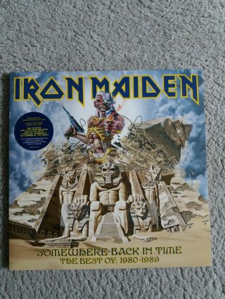 Vinyl 12 " Lp Picture Disc - Iron Maiden - Somewhere Back In Time - Excell Condn