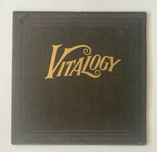 Pearl Jam Vitalogy Lp - E 66900 First Press.  1994 Vg,