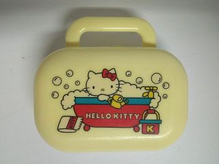 Vintage 1976 Sanrio Hello Kitty Soap Box Luggage Case