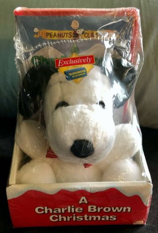 Vintage/sealed - A Charlie Brown Christmas Plush & Vhs Blockbuster Exclusive