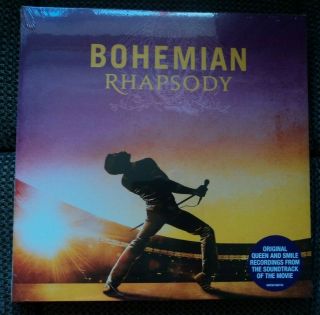 Queen Bohemian Rhapsody Soundtrack 2 X Vinyl Lp Live Aid Freddie Mercury