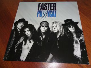 Faster Pussycat ‎– Faster Pussycat.  Org,  1987.  Elektra.  Rare