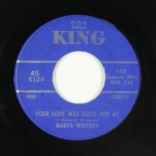 Deep Soul 45 - Marva Whitney - Your Love Was Good For Me - King - Mp3