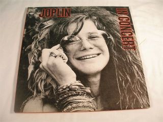 Janis Joplin Joplin In Concert 2 Vinyl Record Album,  Columbia C2x31160,  1972