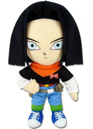 Dragon Ball Z Android 17 Black Hair Anime 8 - Inch Toy Plush Ge - 52718
