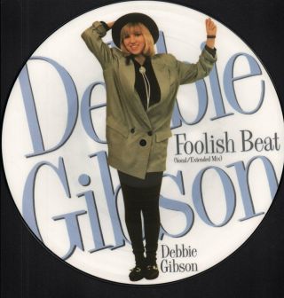 Debbie Gibson Foolish Beat 12 " Vinyl 3 Track Limited Edition Pic Disc (a9059tp)