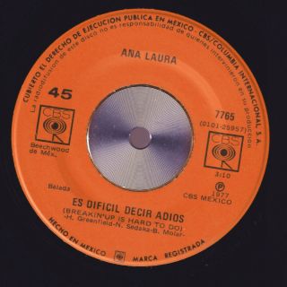 Ana Laura Breaking Up Is Hard To Do Oldies Soul Latin Spanish Version «listen»