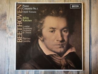 Decca Sxl6189 - Beethoven - Piano Concerto No.  1 - Fantasia - Katchen - Gamba
