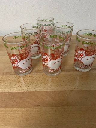 Foghorn Leghorn Jelly Glass 1974 “foghorn Switches Henry 