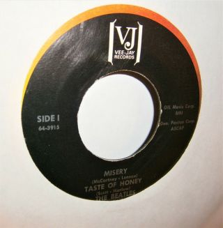 The Beatles Vee Jay 45 Rpm Ep Misery,  Taste Of Honey,  Ask Me Why,  Anna.