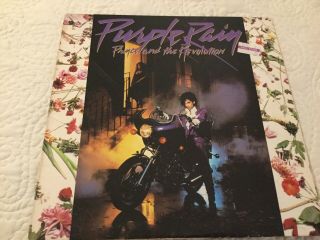 Prince Purple Rain Vinyl Lp 1984 Album No Poster