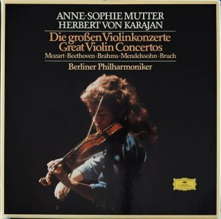 Dg 2740 282 Beethoven/brahms/bruch/mendelssohn/mozart:violin Con/mutter,  4lp Box