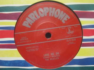 Record 7” Single The Beatles Love Me Do Gold Withdrawn Issue 4080