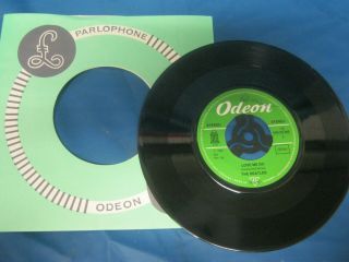 Record 7” Single The Beatles Love Me Do German Pressing Odeon Sticker 68