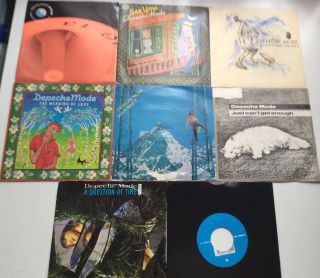 Depeche Mode 8 X 7 " Vinyl Singles,  See You Just Cant Get Enough Love In Its Self
