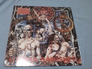 Napalm Death Utopia Banished Lp Brazil Pressing Carcass Ex,  /nm