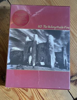 U2 " Unforgettable Fire " Remastered 2 Cd/dvd Box Set -