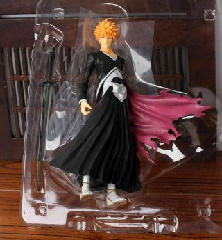 20cm Anime Bleach GEM Collectible Toy Kurosaki ichigo PVC Figure Gift Loose 3