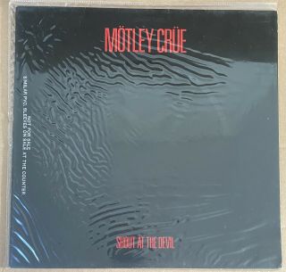 Motley Crüe Shout At The Devil Vinyl Lp Album