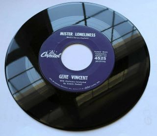 Gene Vincent 45 - Mister Loneliness / If You Want My Lovin 