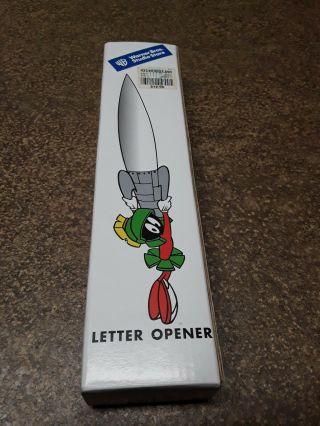 Rare Vintage Marvin Martian Letter Opener - Warner Bros Store 1998
