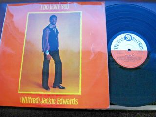 Jackie Edwards Lp " I Do Love You " 1972 Trojan Records Trls 47