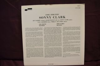 Sonny Clark ' Cool Struttin ' LP Blue Note French Press 3