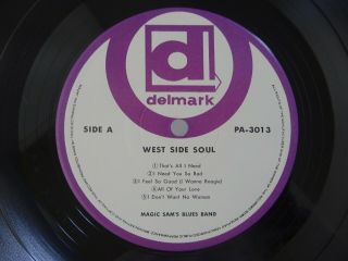 Magic Sam Blues Band West Side Soul Delmark Records PA - 3013 Japan VINYL LP OBI 3