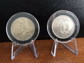 1998 Wile E.  Coyote And Tweety Bird Coins,  " That 