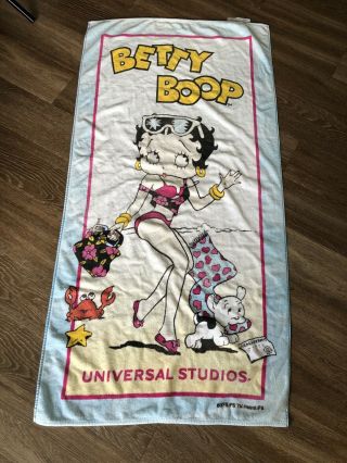 Vintage Betty Boop Beach Towel Universal Studios