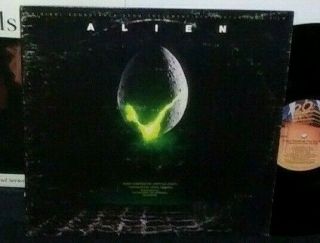 Alien Movie Soundtrack 1979 Lp Sigourney Weaver Sci - Fi Classic