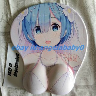 Anime Girl Re:zero Rem Oppai 3d Mouse Pad Gaming Playmat Mousepad Wrist Rest A1