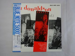 Lou Donaldson Sextet Sextet Vol.  2 Blue Note Blp 5055 Japan Vinyl Lp Obi