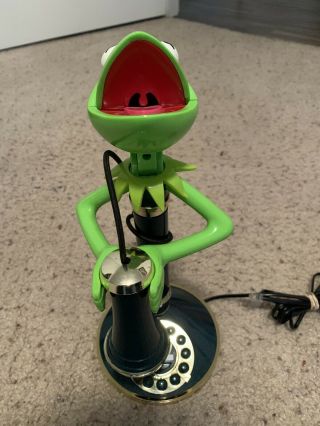 Vintage Kermit The Frog Muppet Candlestick Telephone Telemania Rare Phone