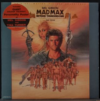 Mad Max Ost By Maurice Jarre Tina Turner Aus Press Ex Cond 1st Pres With Poster