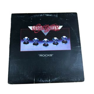 Aerosmith - Rocks (1976 Cbs Pc34165) - 12 " Vinyl Record Lp Vg
