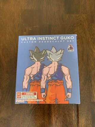 Demoniacal Fit Ultra Instinct Goku Headsculpts Set Of 2 For S.  H.  Figuarts Goku