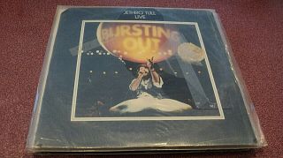 Jethro Tull Bursting Out Live 2 Lp Chrysalis Busting Out On Spine